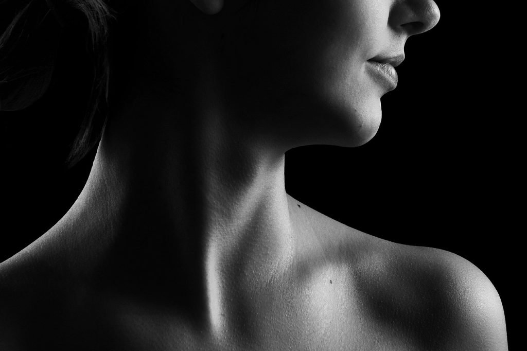 neck, black and white, beauty, girl, skin, body, woman, sholder, lips, profile-1211231.jpg